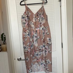 City Chic faux wrap dress